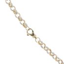 9ct Yellow Gold Cubic Zirconia Belcher Chain 20"