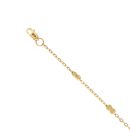 22ct Yellow Gold Eternity Beaded Bracelet 7"