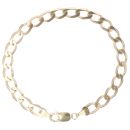9ct Yellow Gold Curb Bracelet 8"