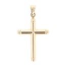 9ct Yellow Gold Cross Pendant