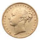 1871 Victoria Young Head Australia Full Sovereign Coin
