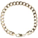 9ct Yellow Gold Curb Bracelet 8.5"