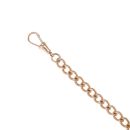 9ct Rose Gold Albert T-Bar Bracelet 7"