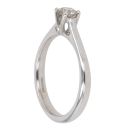 9ct White Gold 0.25ct Brilliant Cut Diamond Solitaire Ring