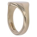 9ct Yellow Gold Plain Oval Signet Ring