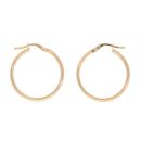 9ct Yellow Gold Hoop Earrings
