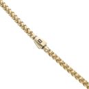 14ct Yellow Gold Monaco Rondo Plain Lock Fancy Chain 22"