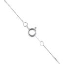 9ct White Gold 0.25ct Diamond Heart Pendant and Chain 18"