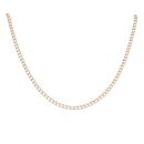 9ct Yellow Gold Square Curb Chain 22"