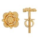 22ct Yellow Gold Floral Stud Earrings