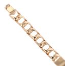 9ct Yellow Gold Curb ID Bracelet 8.5"