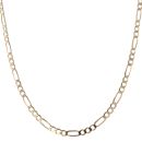 9ct Yellow Gold Figaro Chain 24"