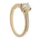 18ct Yellow Gold 0.60ct Brilliant Cut Diamond Solitaire Ring