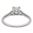 18ct White Gold 0.40ct Brilliant Cut Diamond Solitaire Ring