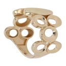 9ct Yellow Gold Circles Fancy Ring