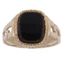 9ct Yellow Gold Onyx Signet Ring
