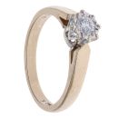 9ct Yellow Gold 0.21ct Brilliant Cut Diamond Solitaire Ring