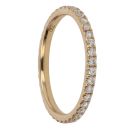 18ct Yellow Gold 0.37ct Brilliant Cut Diamond Full Eternity Ring