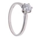18ct White Gold 0.70ct Brilliant Cut Diamond Solitaire Ring
