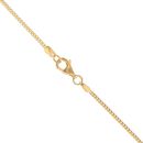 22ct Yellow Gold Foxtail Chain 18"