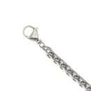 Unique & Co Stainless Steel Polished Spiga Bracelet 8.5"