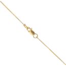 22ct Yellow and White Gold Slash Bead Chain 16"