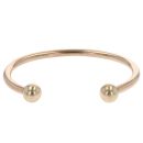 9ct Yellow Gold Plain Torque Bangle