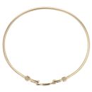 9ct Yellow Gold Buckle Hook Bangle