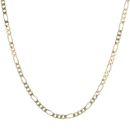 14ct Yellow Gold Figaro Chain 24"