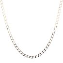 9ct Yellow Gold Square Curb Chain 18"