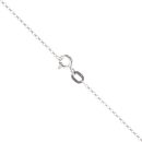 9ct White Gold 0.20ct Brilliant Cut Diamond Cross Pendant and Chain 18"