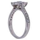 18ct White Gold 0.60ct Brilliant Cut Diamond Cluster Ring