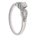 9ct White Gold 0.31ct Brilliant Cut Diamond Solitaire Ring