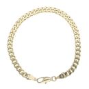 14ct Yellow Gold Curb Bracelet 7.5"