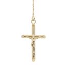 9ct Yellow Gold Childrens Rosary Beads 16"