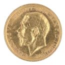 1912 George V Large Head Australia Full Sovereign Coin