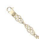 9ct Yellow Gold Celtic Bracelet 7.5"