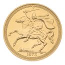 1973 Elizabeth II Isle Of Man Full Sovereign Coin