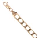 9ct Yellow Gold Curb Bracelet 8.5"