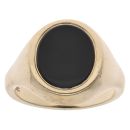 9ct Yellow Gold Onyx Signet Ring