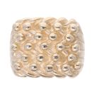 9ct Yellow Gold 5 Row Keeper Ring