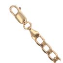 9ct Yellow Gold Curb Bracelet 7.5"