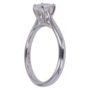 18ct White Gold 0.50ct Princess Cut Diamond Solitaire Ring