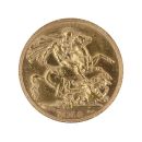 1910 Edward VII Large Head UK Full Sovereign Coin