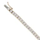 9ct Yellow Gold Cubic Zirconia Bracelet 7.5"