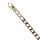 9ct Yellow And White Gold Fancy Bracelet 7.5"