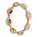 Pandora 18ct Yellow Gold 0.50ct Brilliant Cut Diamond Cluster Ring