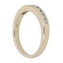 9ct Yellow Gold 0.25ct Brilliant Cut Diamond Half Eternity Ring