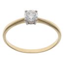 18ct Yellow Gold 0.50ct Brilliant Cut Diamond Solitaire Ring