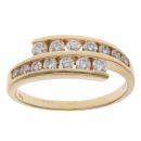 18ct Yellow Gold 0.40ct Brilliant Cut Diamond Fancy Ring